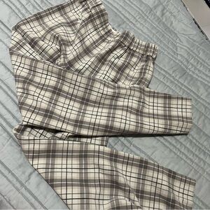 Aritzia Plaid Purple Pants - 0